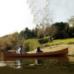 K033 Wooden Canoe with Ribs 16 